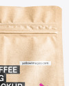 Kraft Paper Coffee Bag Mockup