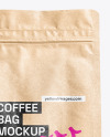 Kraft Paper Coffee Bag Mockup