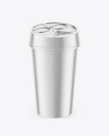 Metallic Coffee Cup Mockup