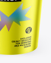 Metallic Coffee Cup Mockup