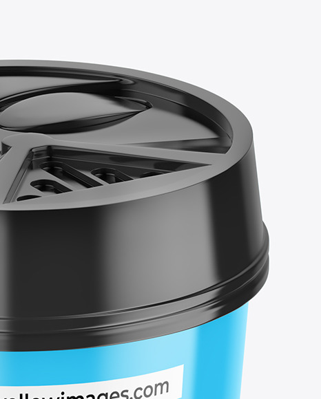 Glossy Coffee Cup Mockup