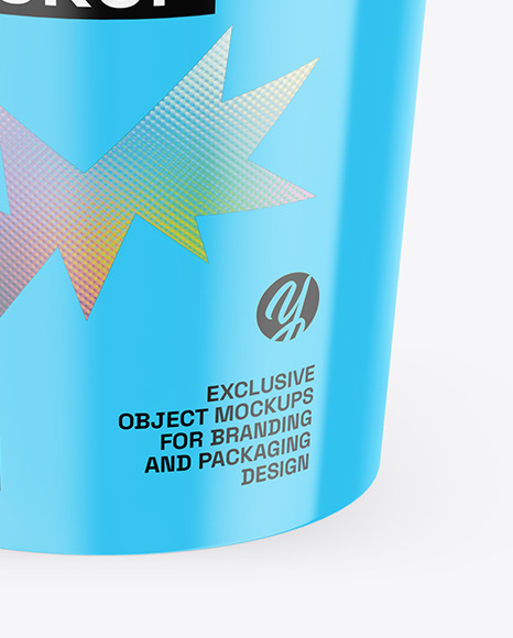 Glossy Coffee Cup Mockup