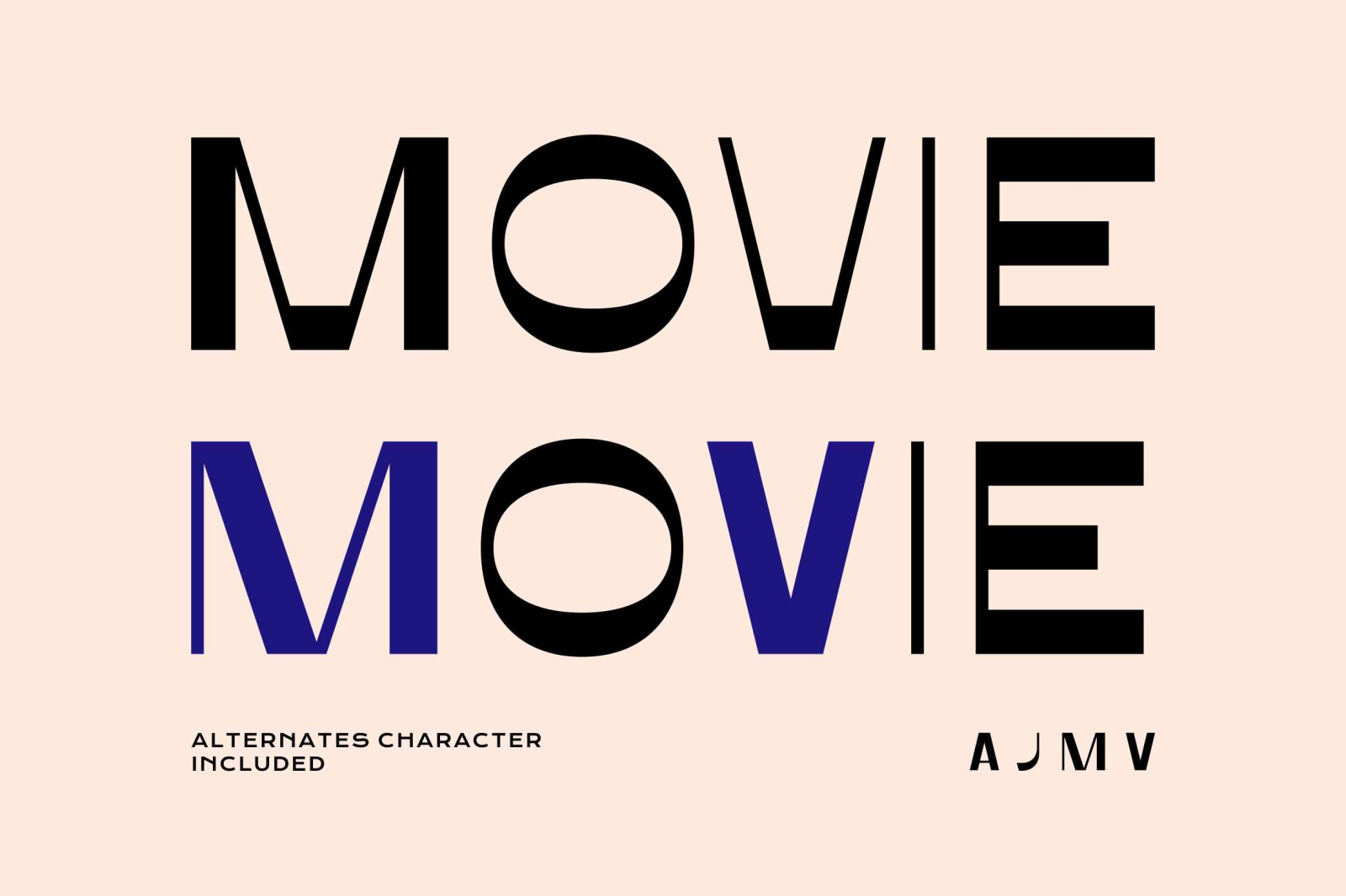 Morela Delove-Contrast Display Font