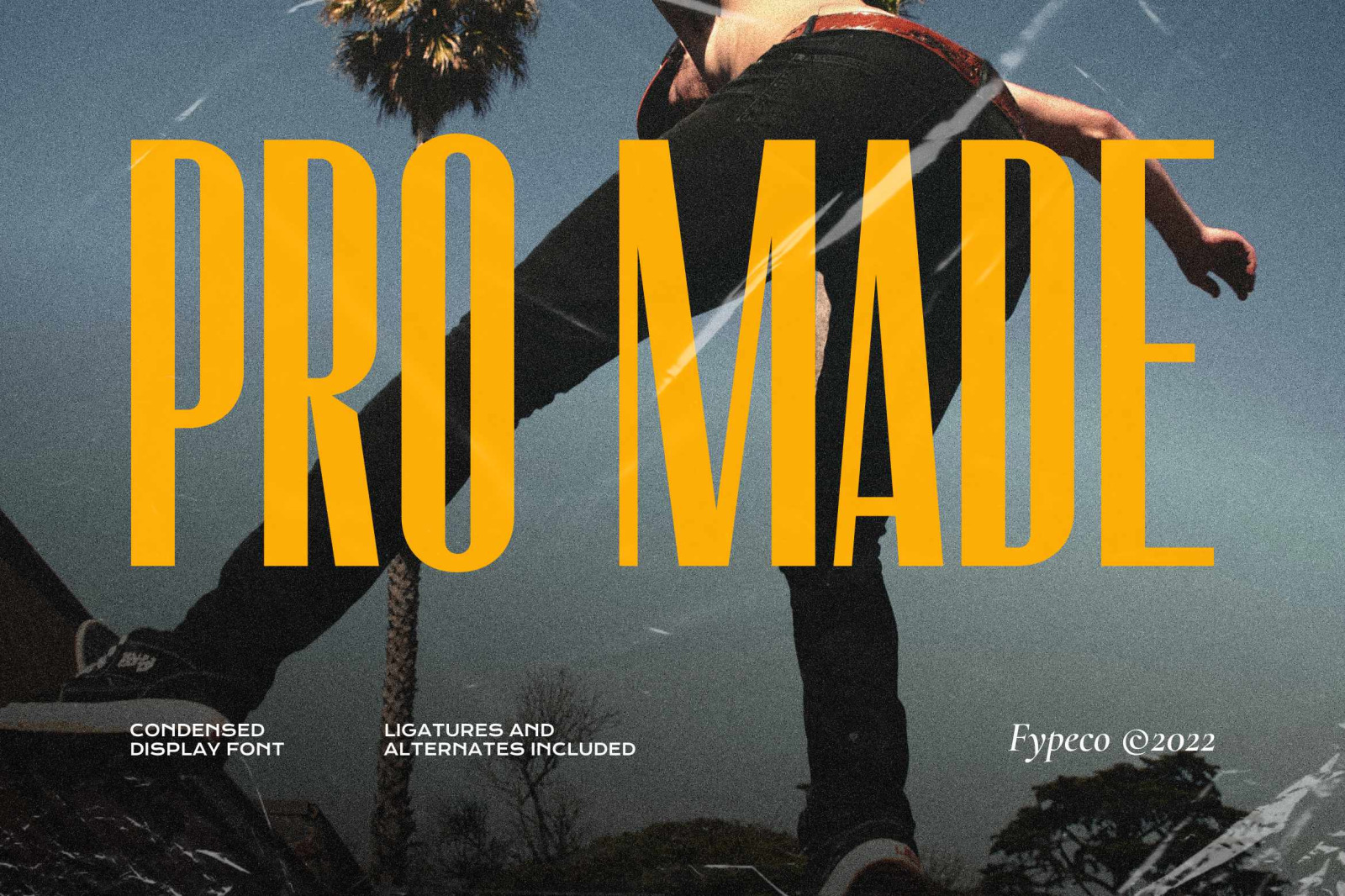 Pro Made - Condensed Display Font