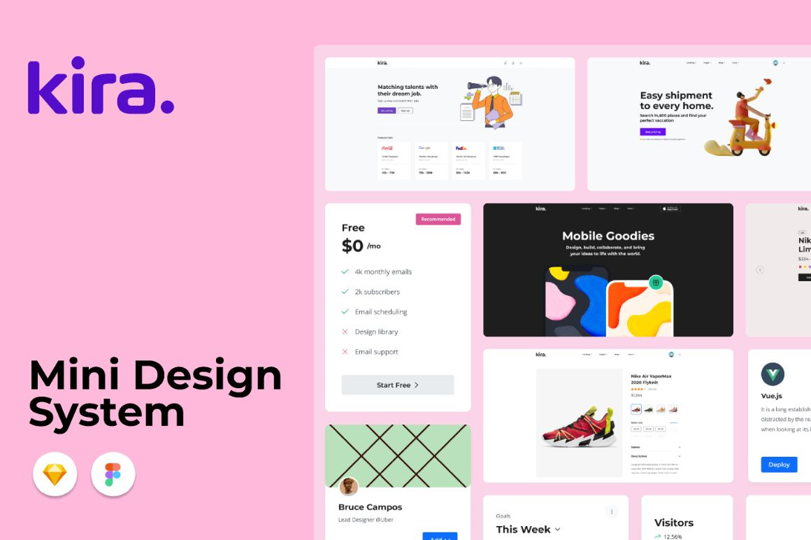 Kira Minimalist Design System Kira Minimalist Design System