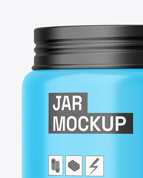 Glossy Jar Mockup