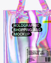 Holographic Shopping Bag Mockup