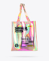 Holographic Shopping Bag Mockup