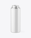 Matte Can Cooler With Glossy Metallic Can Mockup