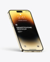 iPhone 14 Pro Max Gold Mockup