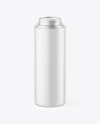 Matte Can Cooler With Matte Metallic Can Mockup