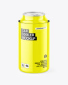 Glossy Can Cooler With Glossy Can Mockup