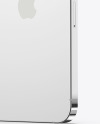 Two iPhone 14 Pro Max Silver Mockup