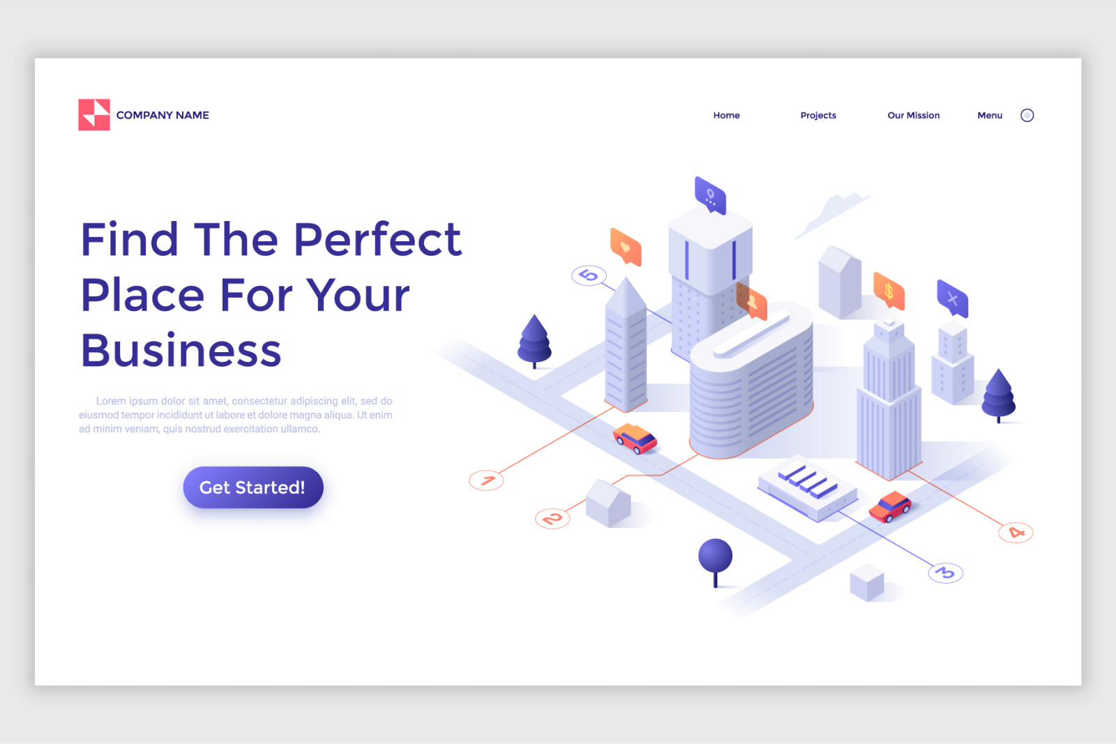 11 Isometric Templates. Real Estate &amp; Investment