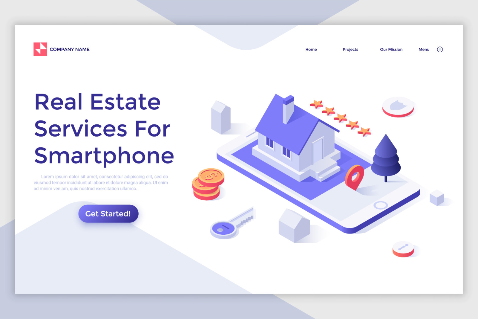 11 Isometric Templates. Real Estate &amp; Investment