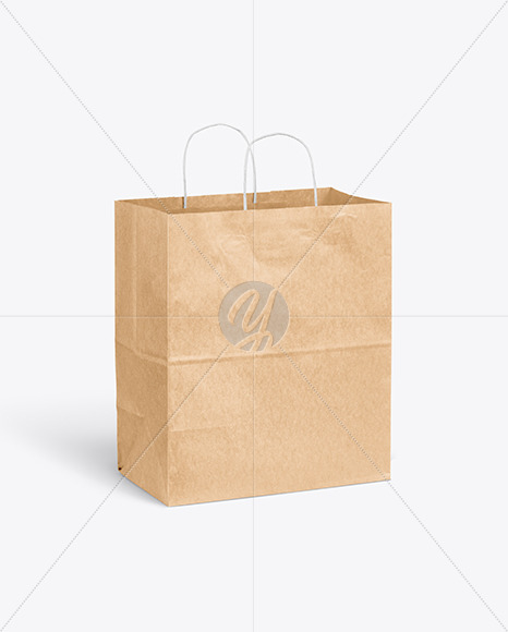 Kraft Paper Shopping Bag Mockup