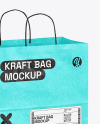 Kraft Paper Shopping Bag Mockup