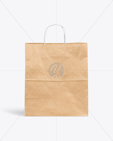 Kraft Paper Shopping Bag Mockup