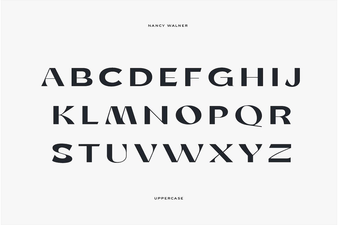 Nancy Walner Typeface Nancy Walner Typeface