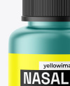 Metallic Nasal Spray Bottle Mockup