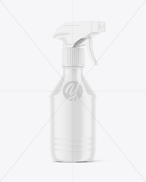 Glossy Cosmetic Spray Bottle Mockup