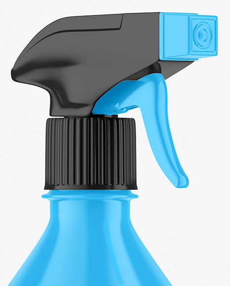 Glossy Cosmetic Spray Bottle Mockup