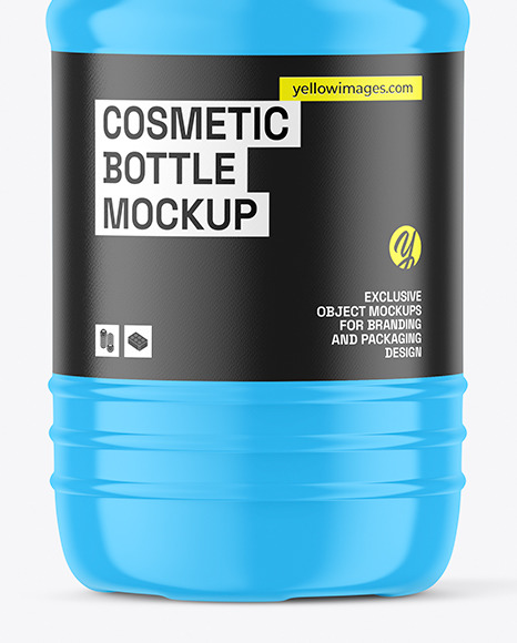 Glossy Cosmetic Spray Bottle Mockup