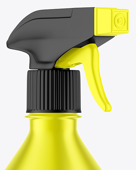 Metallic Cosmetic Spray Bottle Mockup