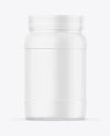 Matte Plastic Jar Mockup