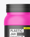 Matte Plastic Jar Mockup