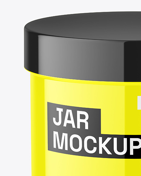 Glossy Jar Mockup