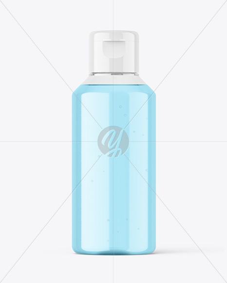 Clear Plastic Bottle Mockup