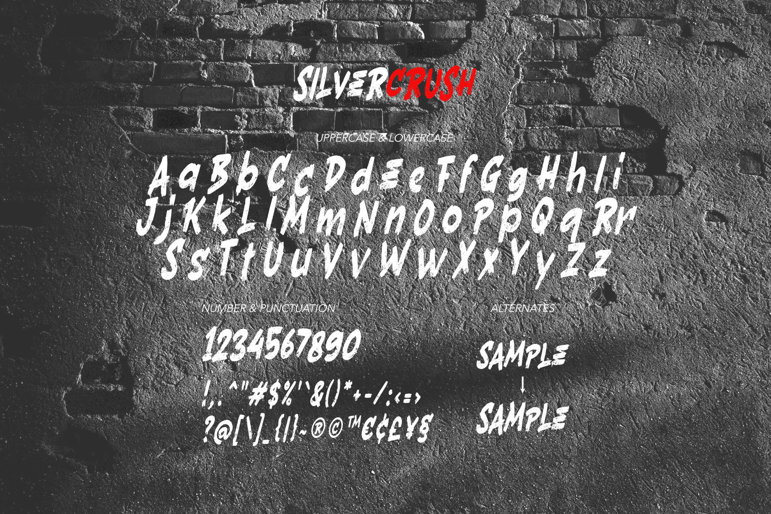 Silvercrush Typeface