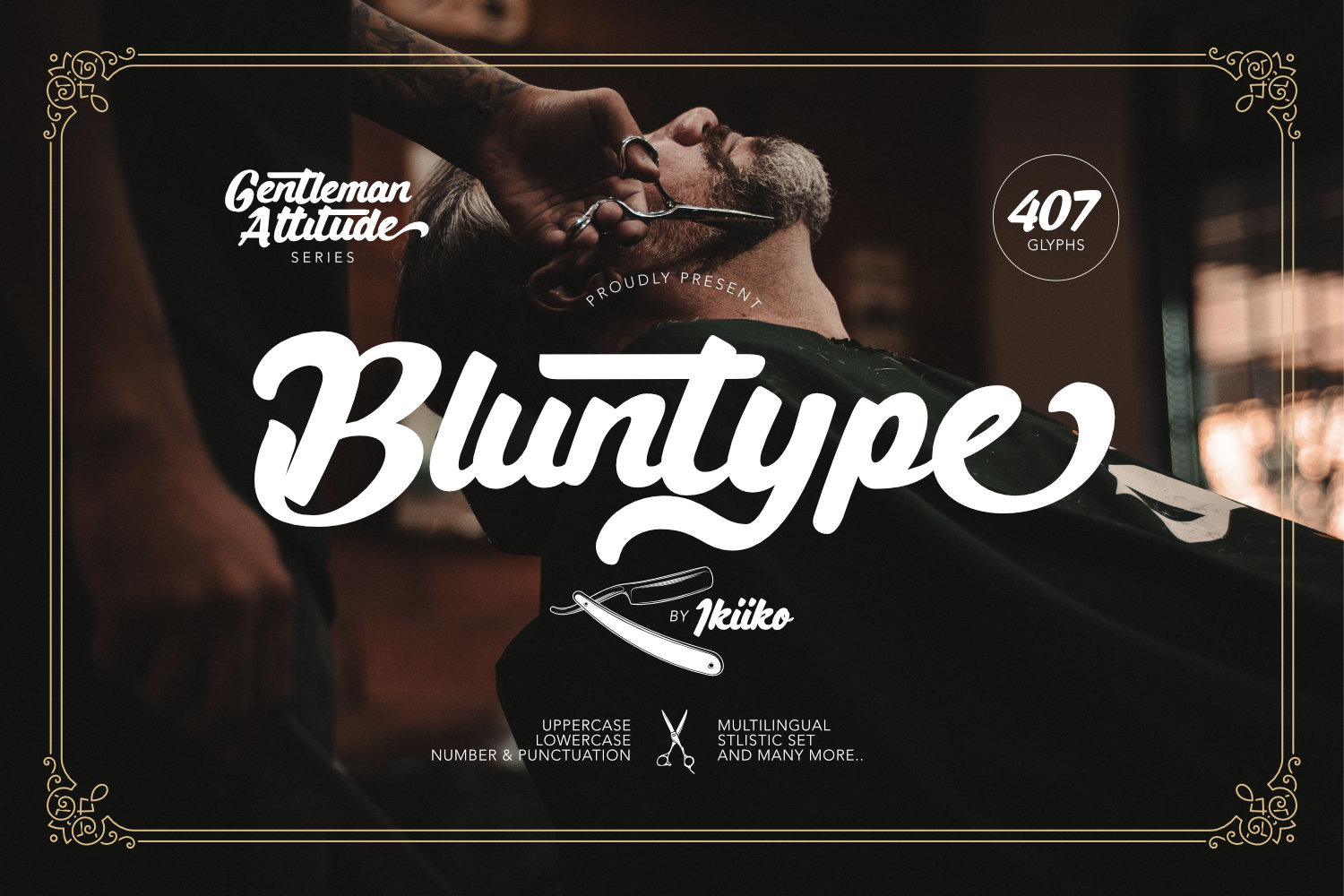 Bluntype Typeface