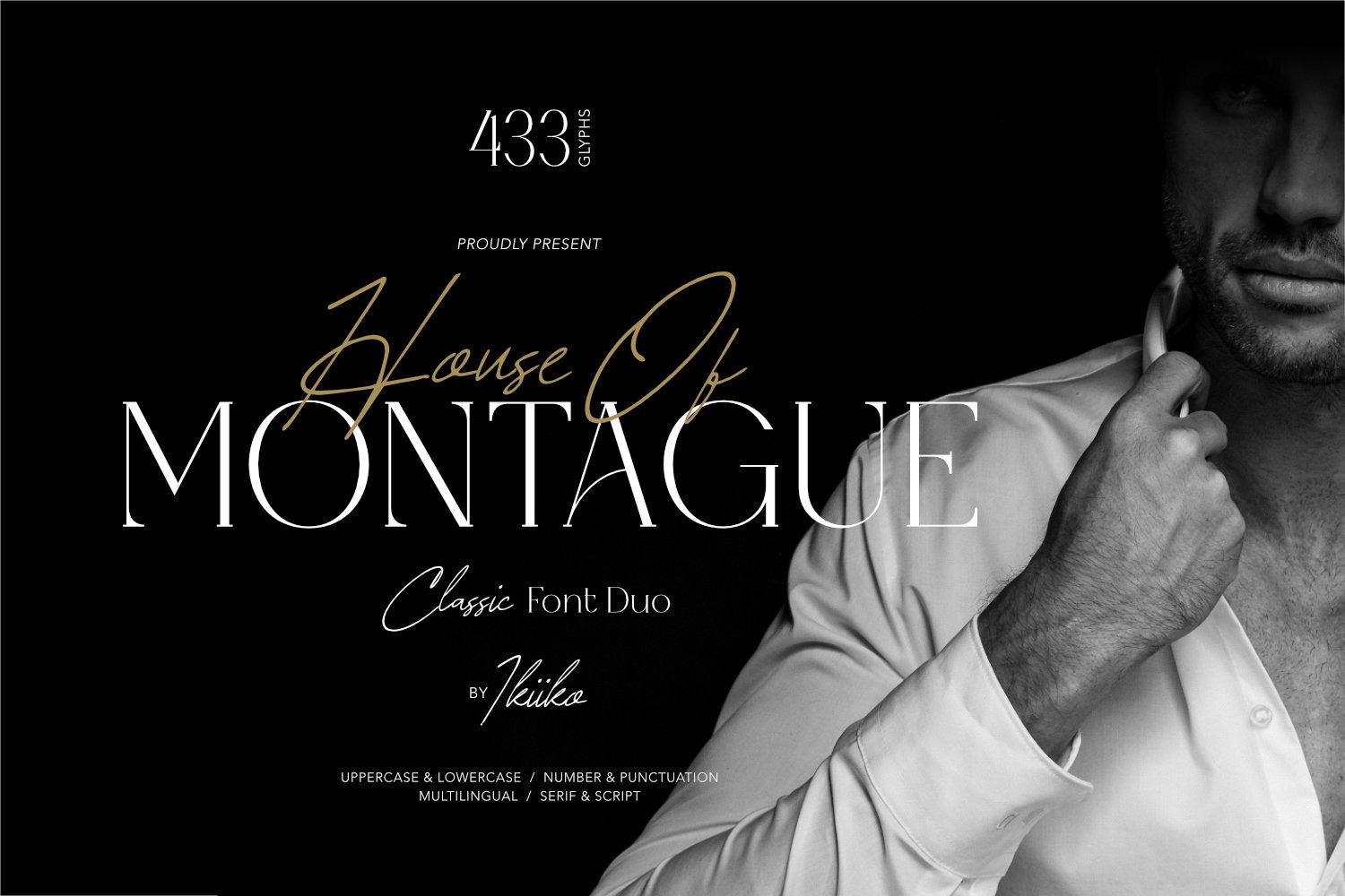 House of Montague - Classic Font Duo House of Montague - Classic Font Duo