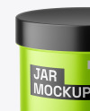 Matte Metallic Jar Mockup