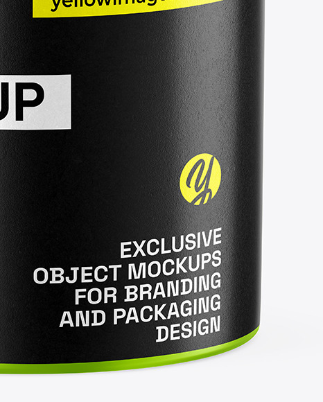 Matte Metallic Jar Mockup