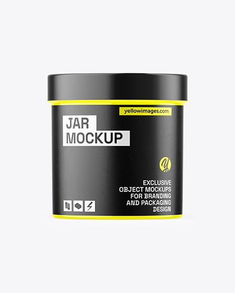 Glossy Jar Mockup