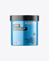 Glossy Metallic Jar Mockup