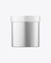 Matte Metallic Jar Mockup