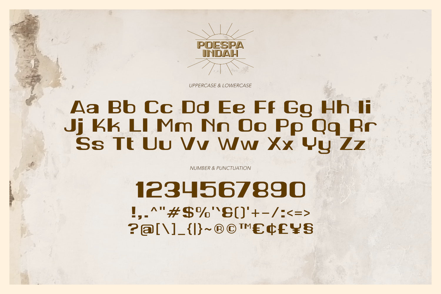 Poespa Indah - Old Type Poespa Indah - Old Type