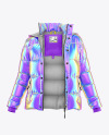 Woman's Down Jacket Mockup - Front View