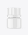 Glossy Pills Jar Mockup
