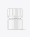 Glossy Pills Jar Mockup