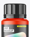 Matte Pills Jar Mockup