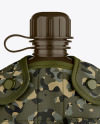 Military Bottle Mockup