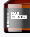 Amber Pills Jar Mockup