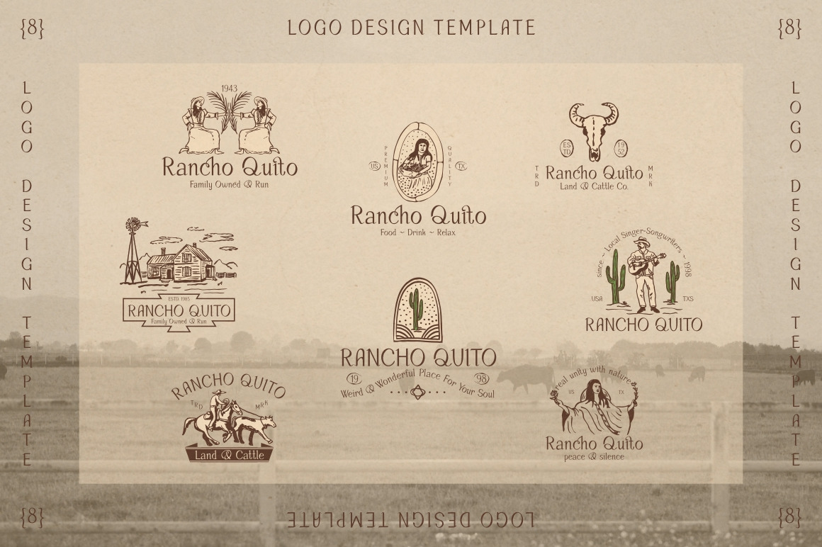 Rancho Quito elegant serif font