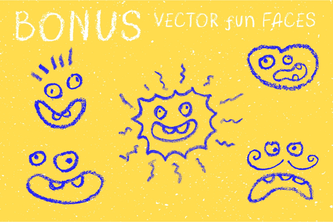Dos Crayones 2 textured fonts Dos Crayones 2 textured fonts
