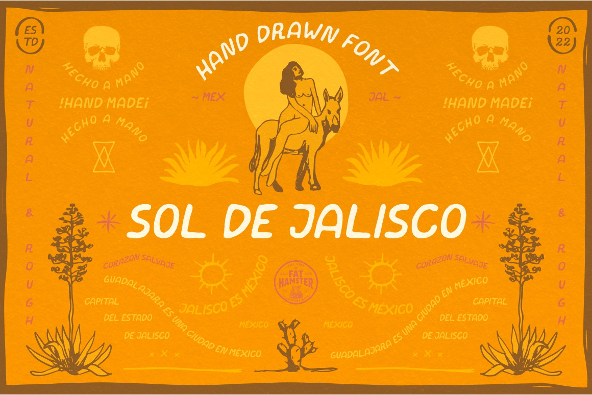 Sol de Jalisco mexican style font